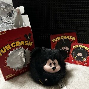 Fun Crash Miniso Blind Box Mickey Plush Pendant - Confirmed CRAZY MICKEY